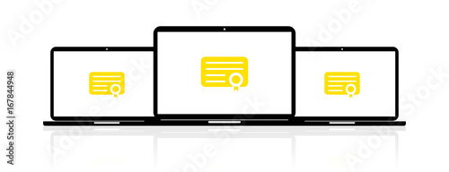 Laptop Banner - Urkunde
