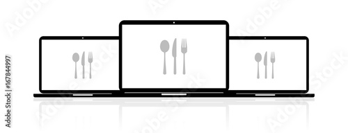 Laptop Banner - Besteck Restaurant