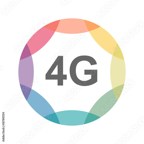 farbiges Icon - 4G