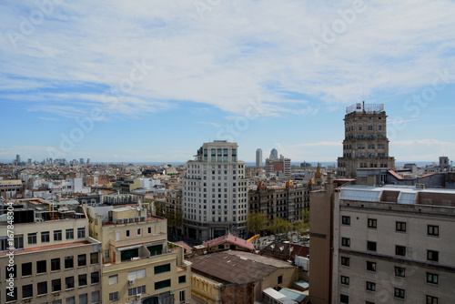 Panoramic view of barcelona 7