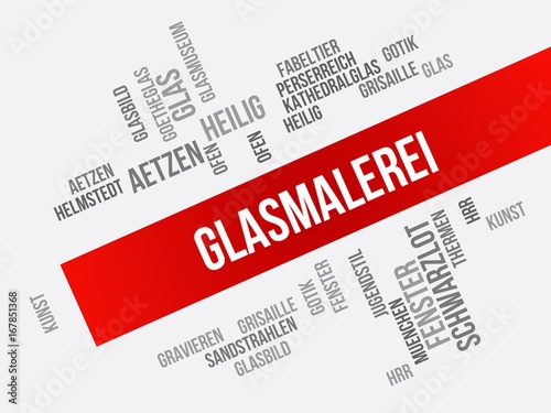 Obraz na plátně Glasmalerei