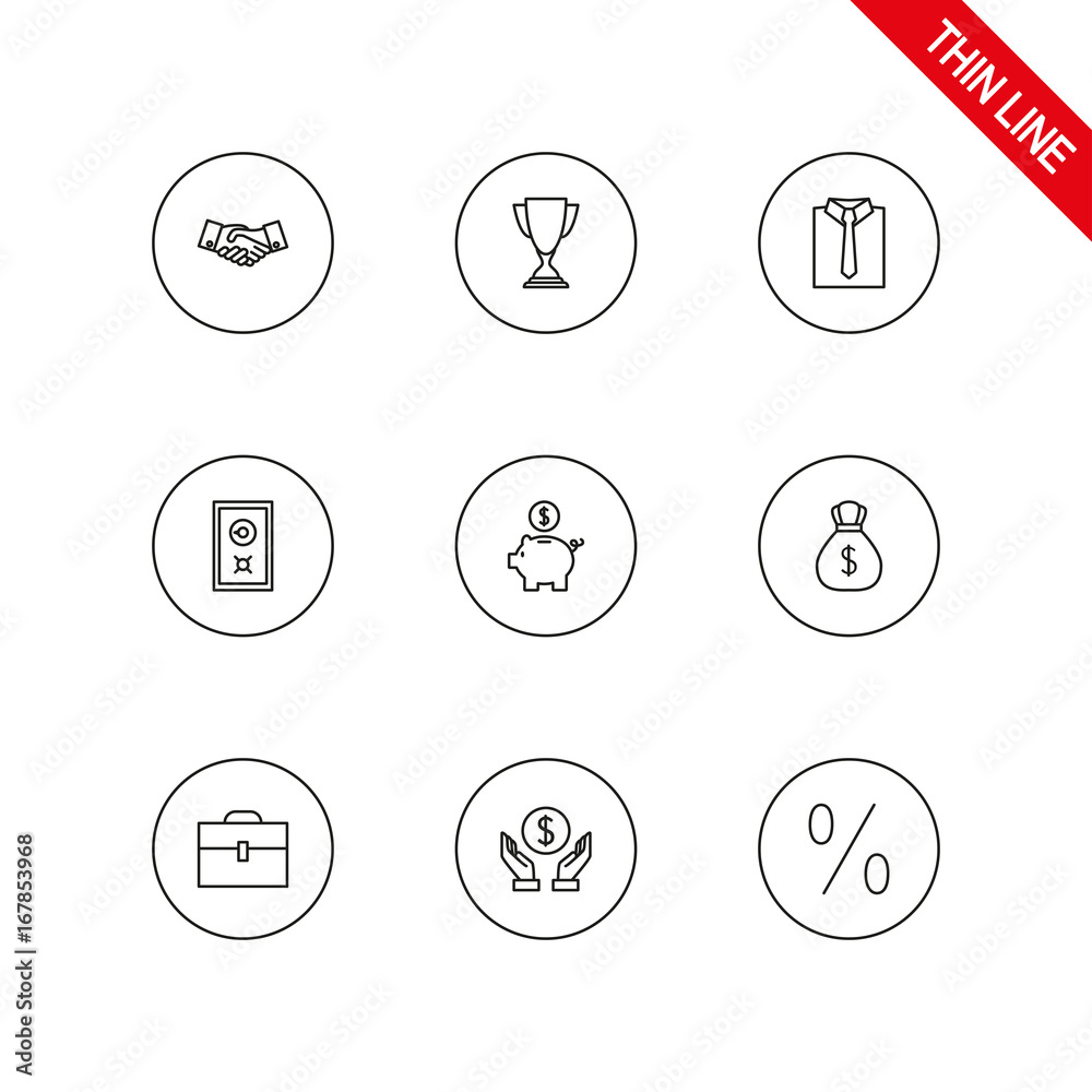 Business icons set. Business icons set.