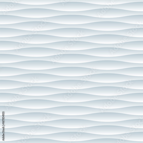 Seamless decorative white moulded light and shade relief pattern texture