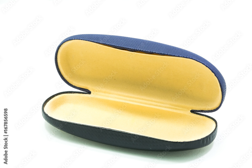 Eye glasses box isolate Eye glasses box isolate