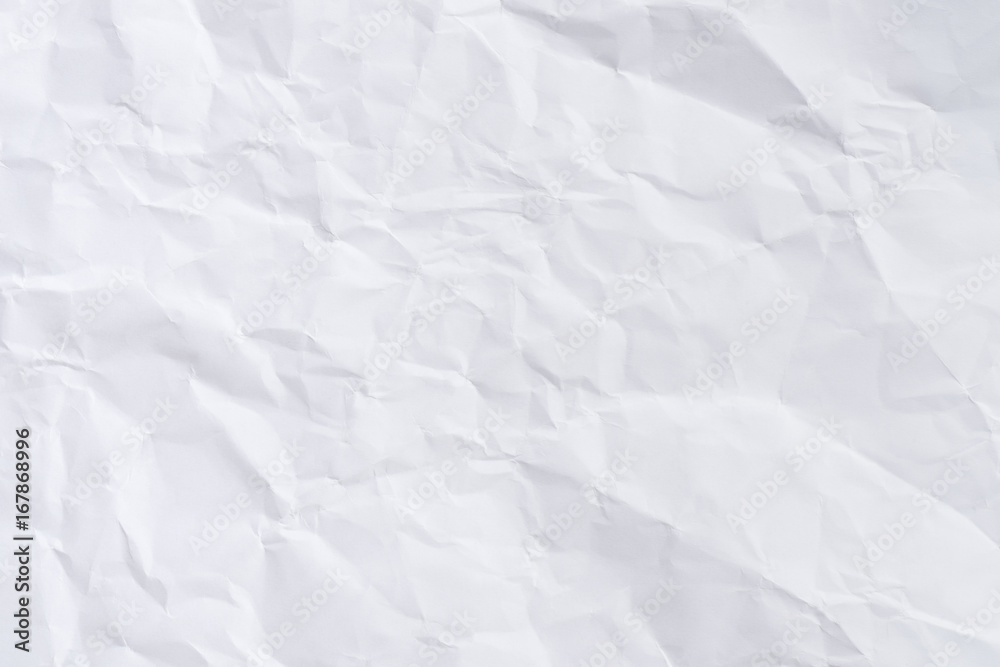 White crumpled paper background and texture, Wrinkled creased paper white abstract White crumpled paper background and texture, Wrinkled creased paper white abstract