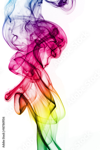 Fototapeta Naklejka Na Ścianę i Meble -  Abstract  of colorful smoke