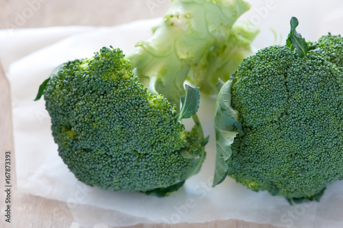 broccoli isolated closeup