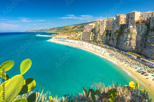 Tropea town and beach - Calabria, Italy, Europe. photo