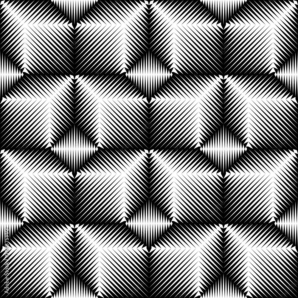 Seamless Cube Pattern. 3d Abstract Geometric Texture