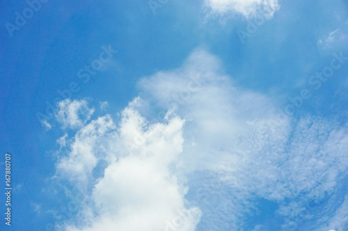 Clouds with blue sky