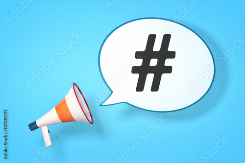 megaphone hashtag