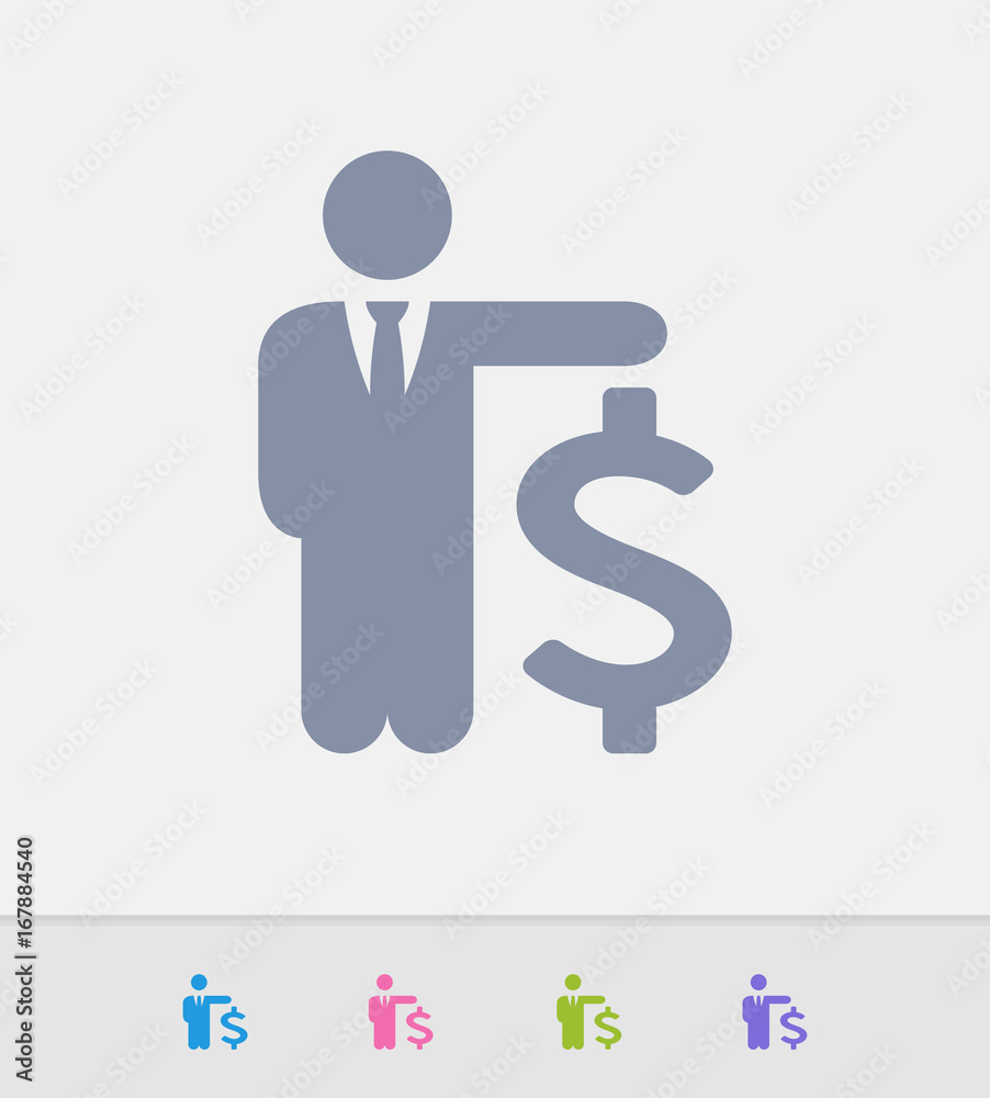 Businessman _Dollar - Granite Icons. A professional, pixel-perfect icon designed on a 32x32 pixel grid and redesigned on a 16x16 pixel grid for very small sizes Businessman _Dollar - Granite Icons. A professional, pixel-perfect icon designed on a 32x32 pixel grid and redesigned on a 16x16 pixel grid for very small sizes