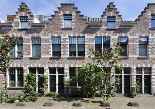 Classic style houses in Rotterdam Kralingen