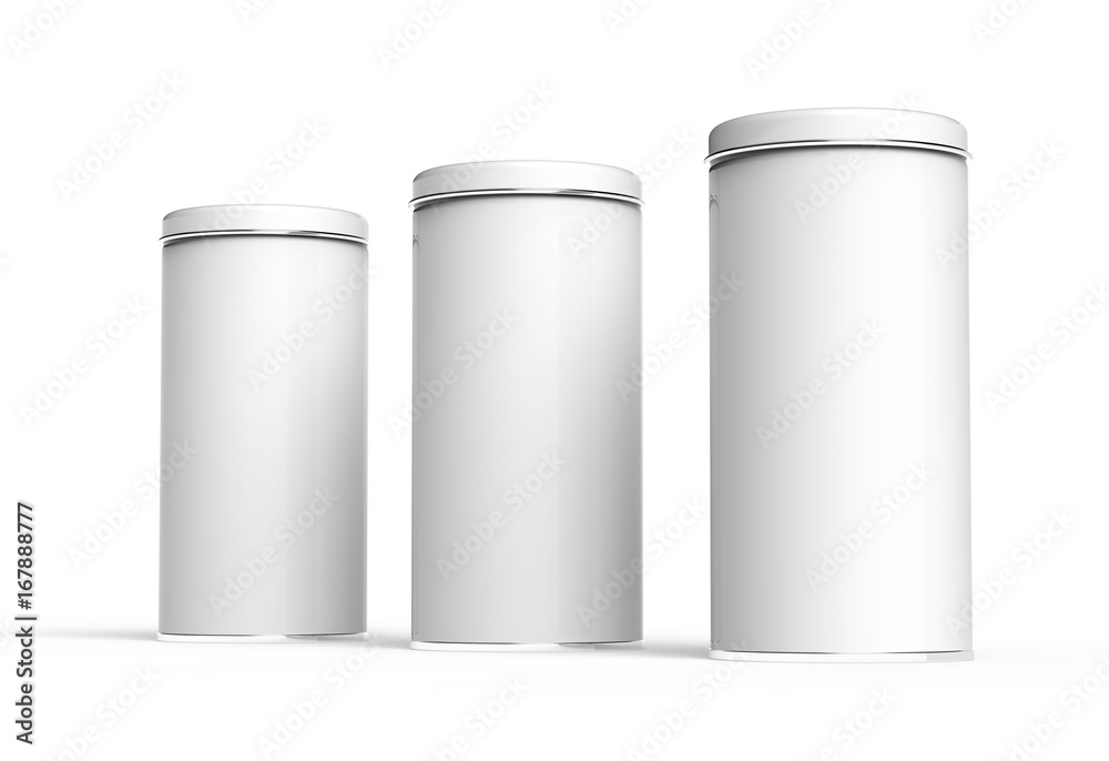 Tall metal tin mockup Tall metal tin mockup
