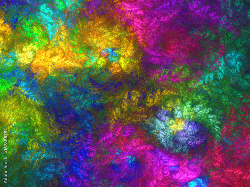 Abstract fractal background 3D rendering Abstract fractal background 3D rendering