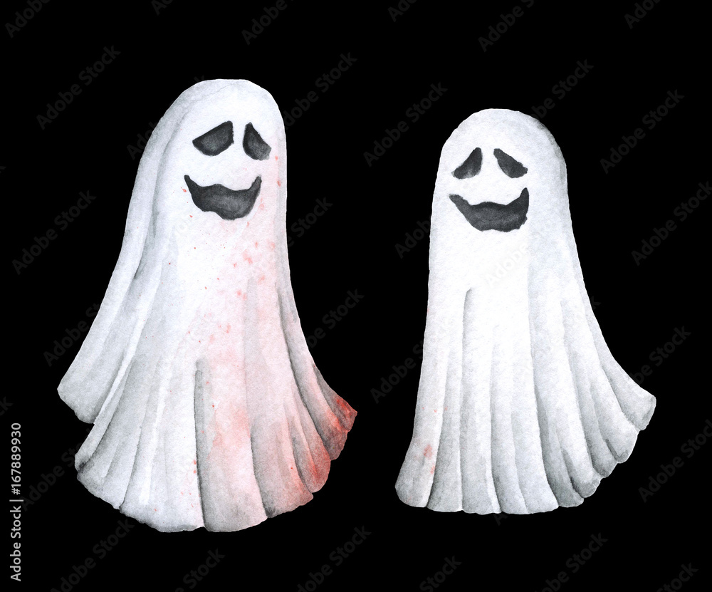 scary ghost in picture joke