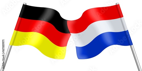 Free Download Flags. Germany and the Netherlands - GFXLoad