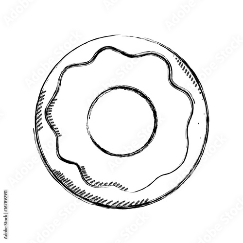 Sweet donut dessert photo
