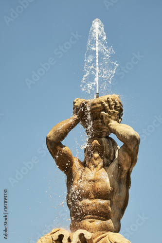 Statue del Tritone di Bernini, Roma photo