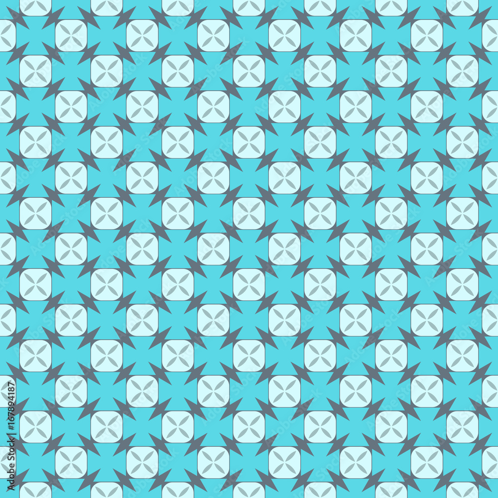 Seamless pattern in blue and gray Seamless pattern in blue and gray