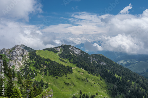 The mountains of Alps in Bavaria, Germany