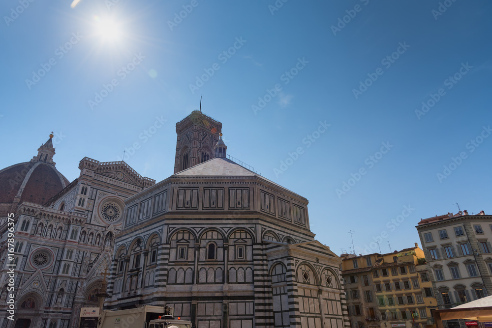 Cattedrale di Santa Maria del Fiore (Cathedral of Saint Mary of the Flower) is the main church of Florence,Tuscany, Italy. The basilica is one of Italy's largest churches, UNESCO World Heritage Site