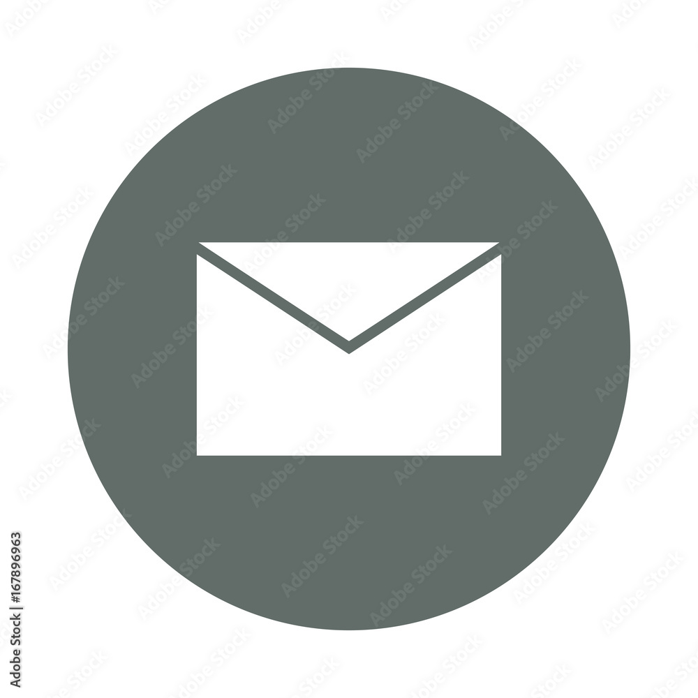 Mail or email round icon Mail or email round icon