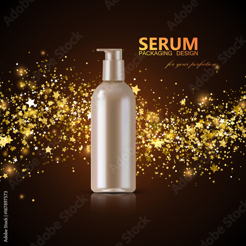 Cosmetics product ads poster template.