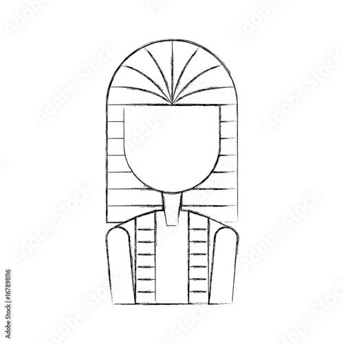 Ancient egyptian tomb icon vector illustration design