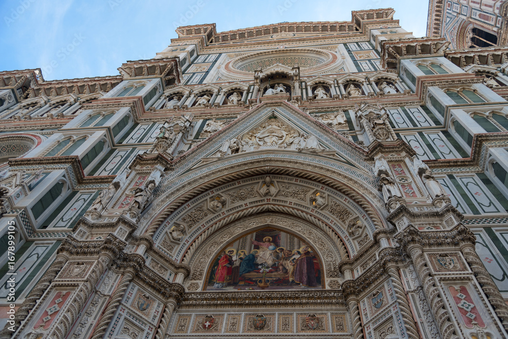 Cattedrale di Santa Maria del Fiore (Cathedral of Saint Mary of the Flower) is the main church of Florence,Tuscany, Italy. The basilica is one of Italy's largest churches, UNESCO World Heritage Site
