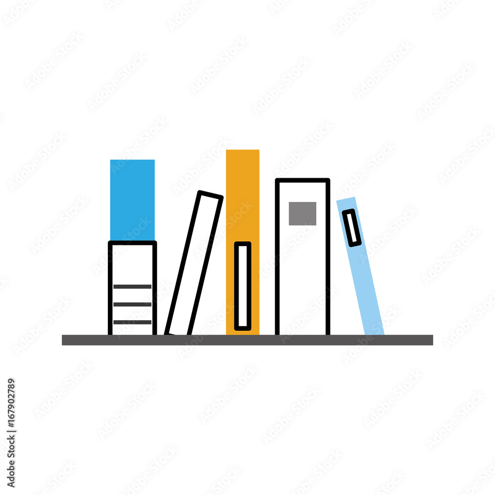Old book of library vector illustration design Old book of library vector illustration design