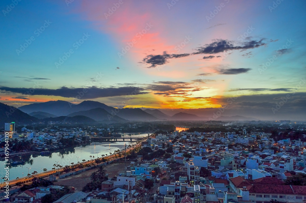  Sunset over Nha Trang, Vietnam