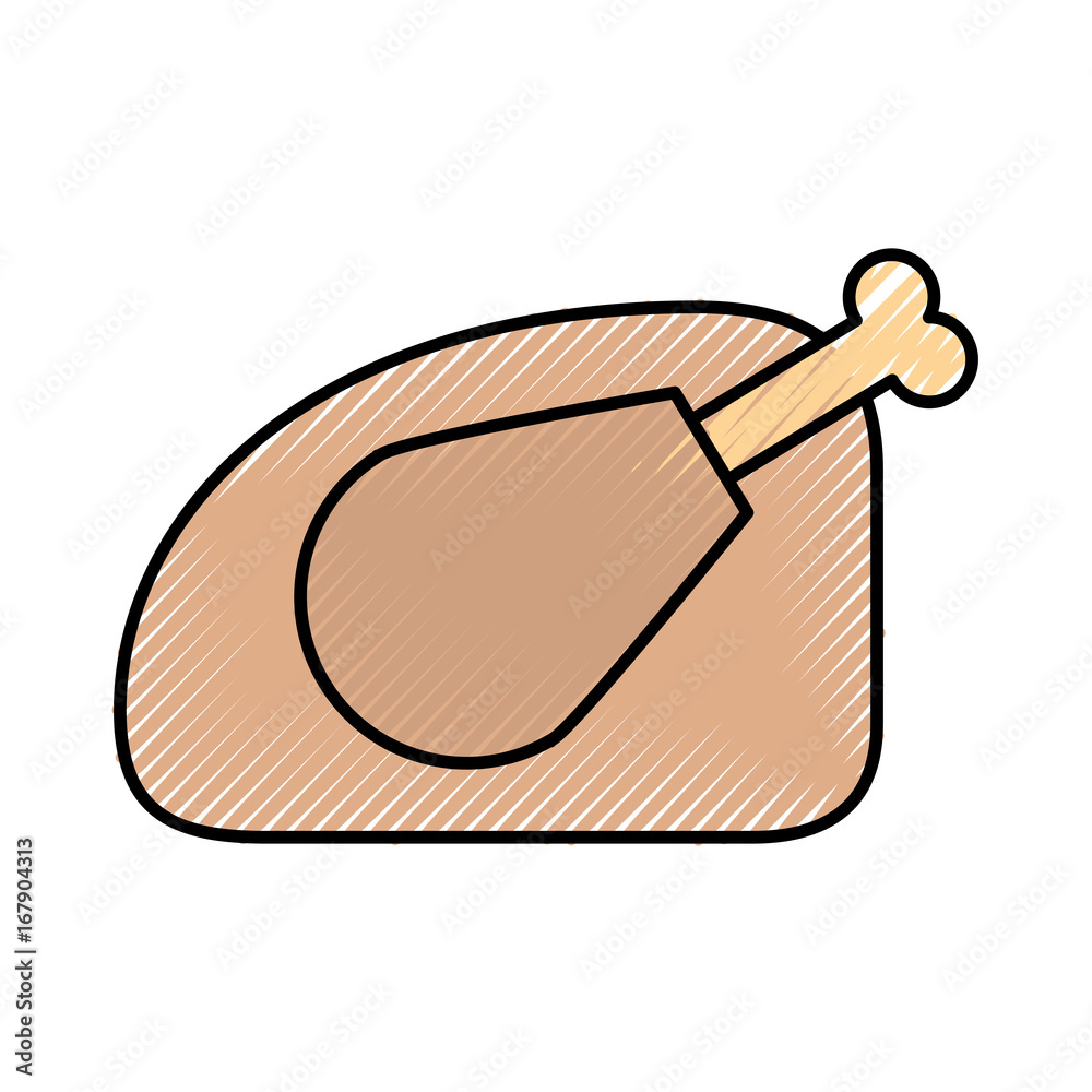 delicious chicken isolated icon vector illustration design delicious chicken isolated icon vector illustration design