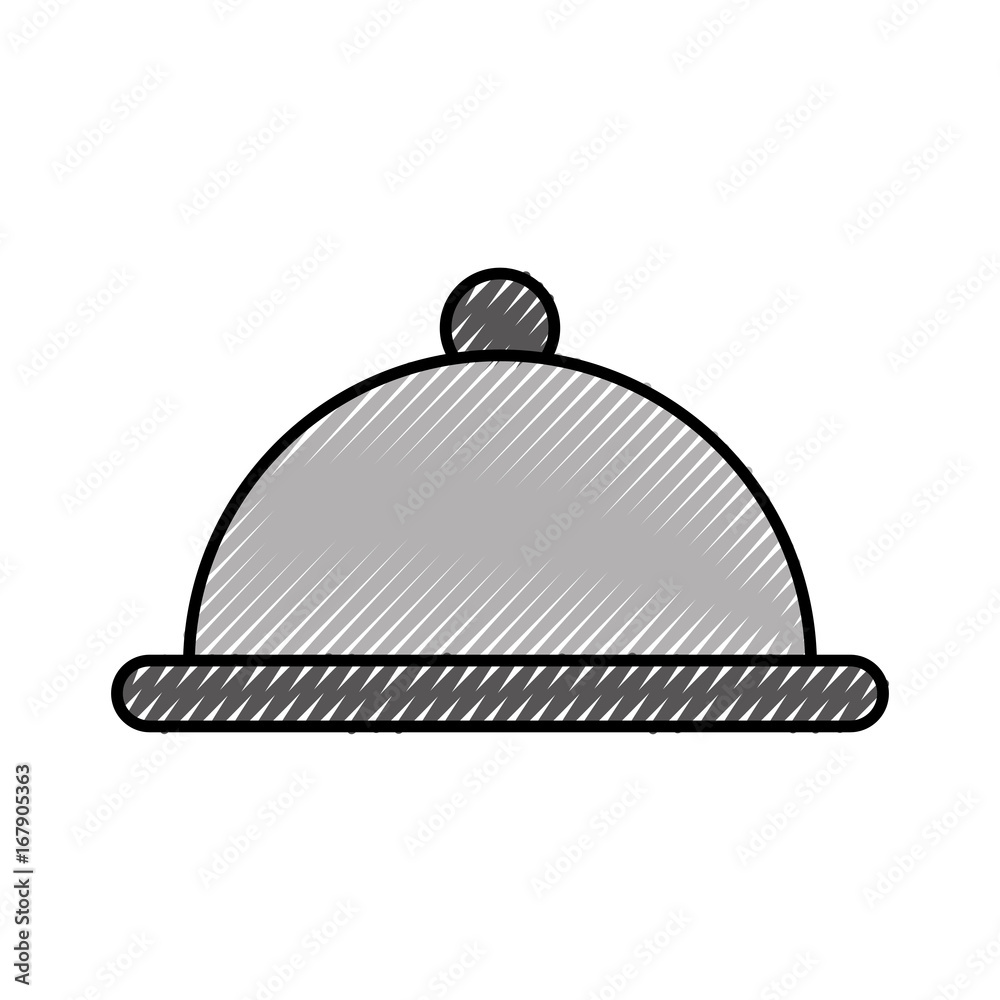 Fototapeta premium tray server isolated icon vector illustration design