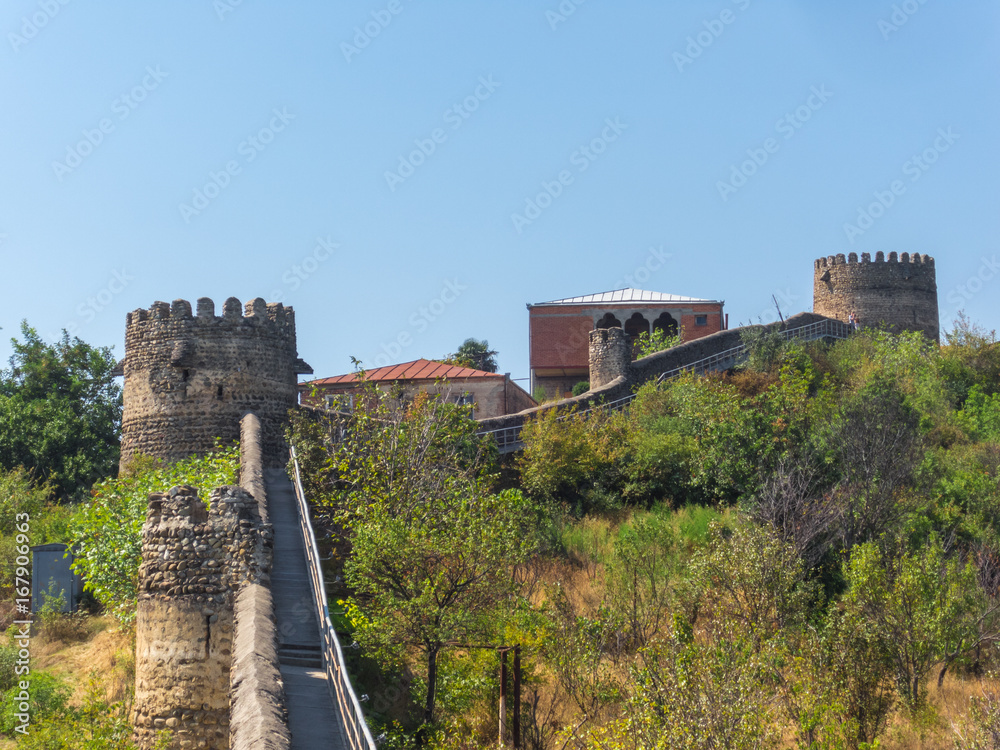 The walls of the ancient fortress. Sighnaghi