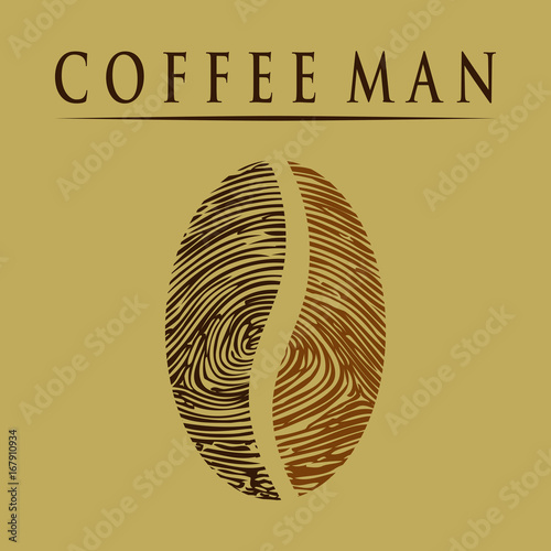 Coffee man-fingerprint