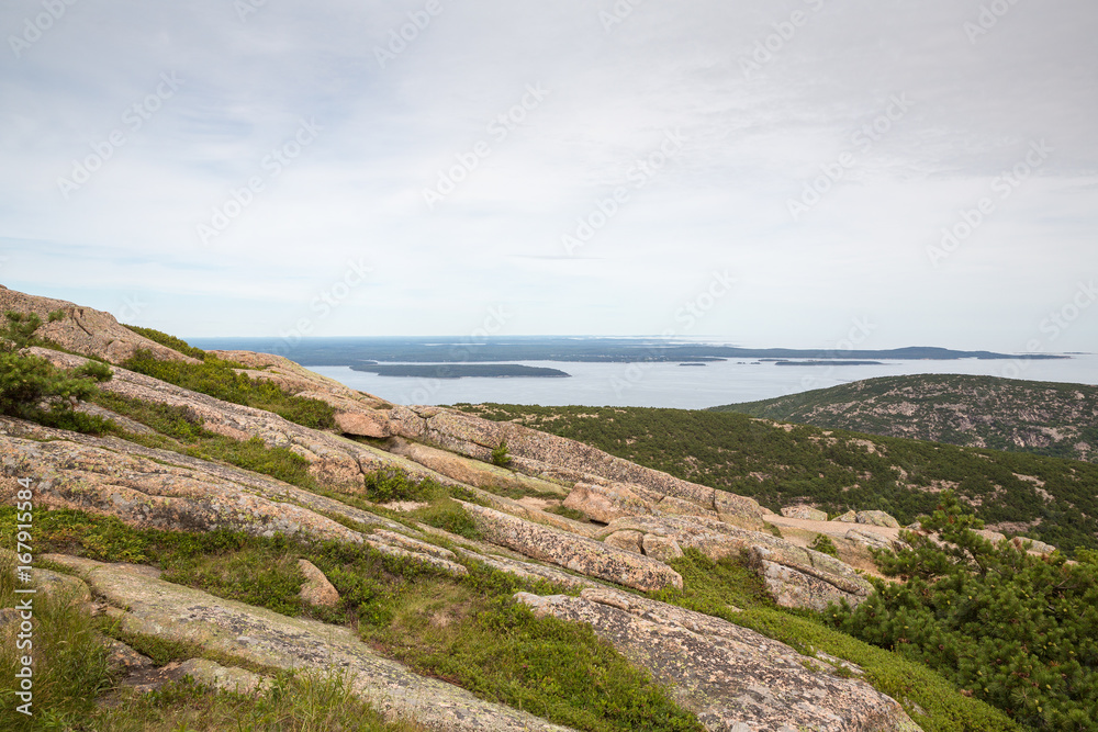 View from Cadillac Mountain in Acadia National Park