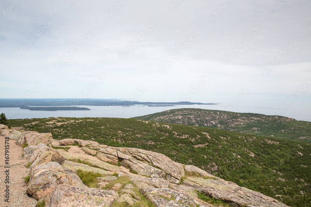 View from Cadillac Mountain in Acadia National Park
