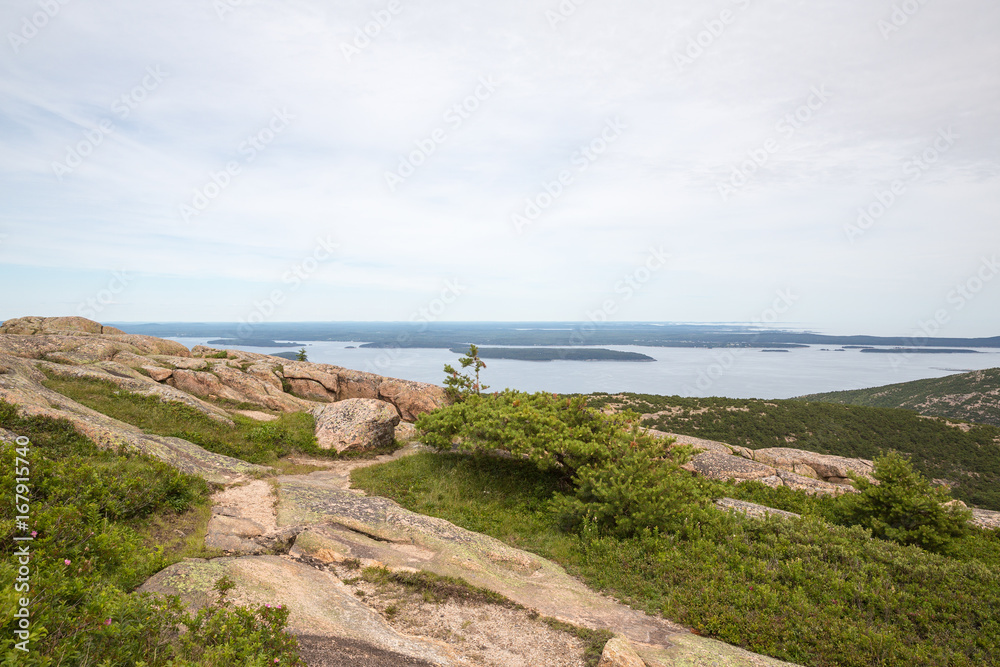 View from Cadillac Mountain in Acadia National Park