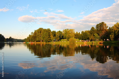 Lake at Moscow  Kuzminki