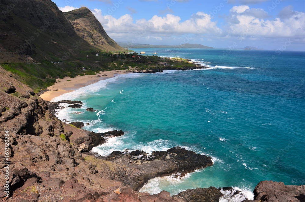 Fototapeta premium マカプウ展望台からの景色