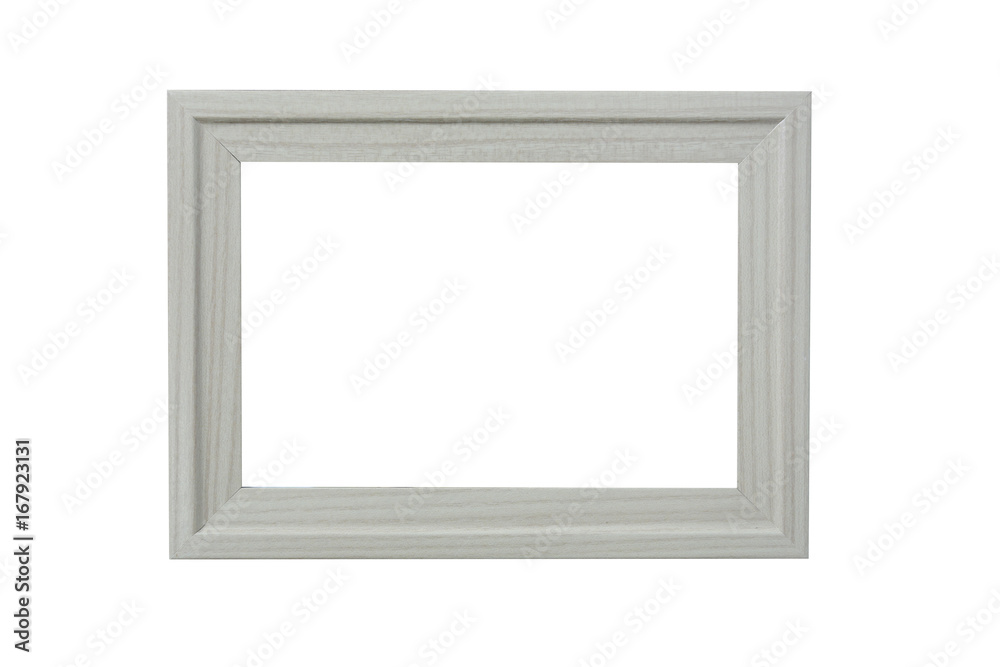 Old wooden frame isolated. Old wooden frame isolated.