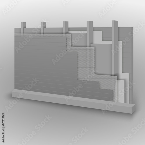 Wall and floor construction details,