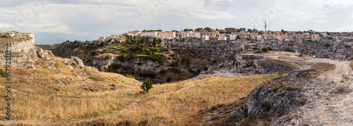 panorama of the city Matera, Italy