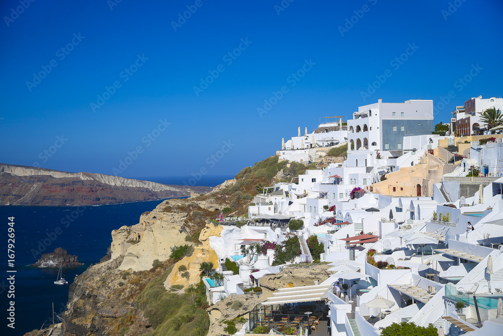 Naklejka premium Oia Santorini