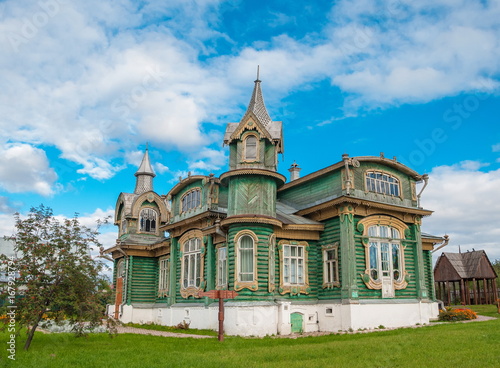 Wooden house - sample of Russian wooden Art Nouveau