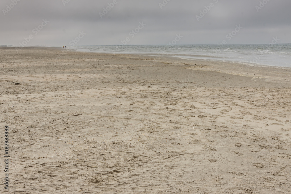 Sandy beach on Romo Island - Denmark