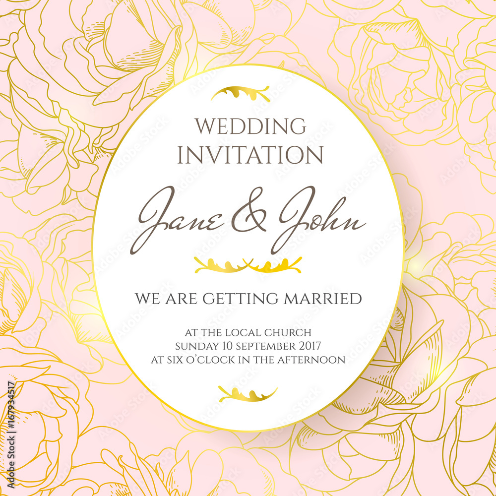 Wedding invitation