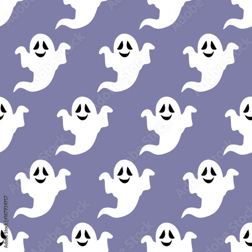 Ghost seamless pattern