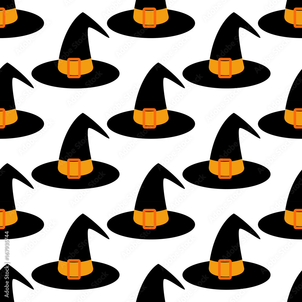 witch-hat-pattern-stock-vector-adobe-stock